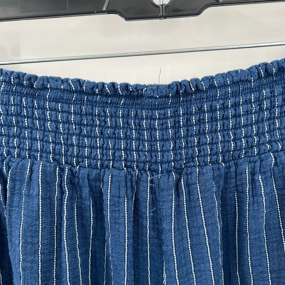Joie high rise wide leg striped pant coastal grandmother nautical breeze boho 1x - Picture 6 of 12